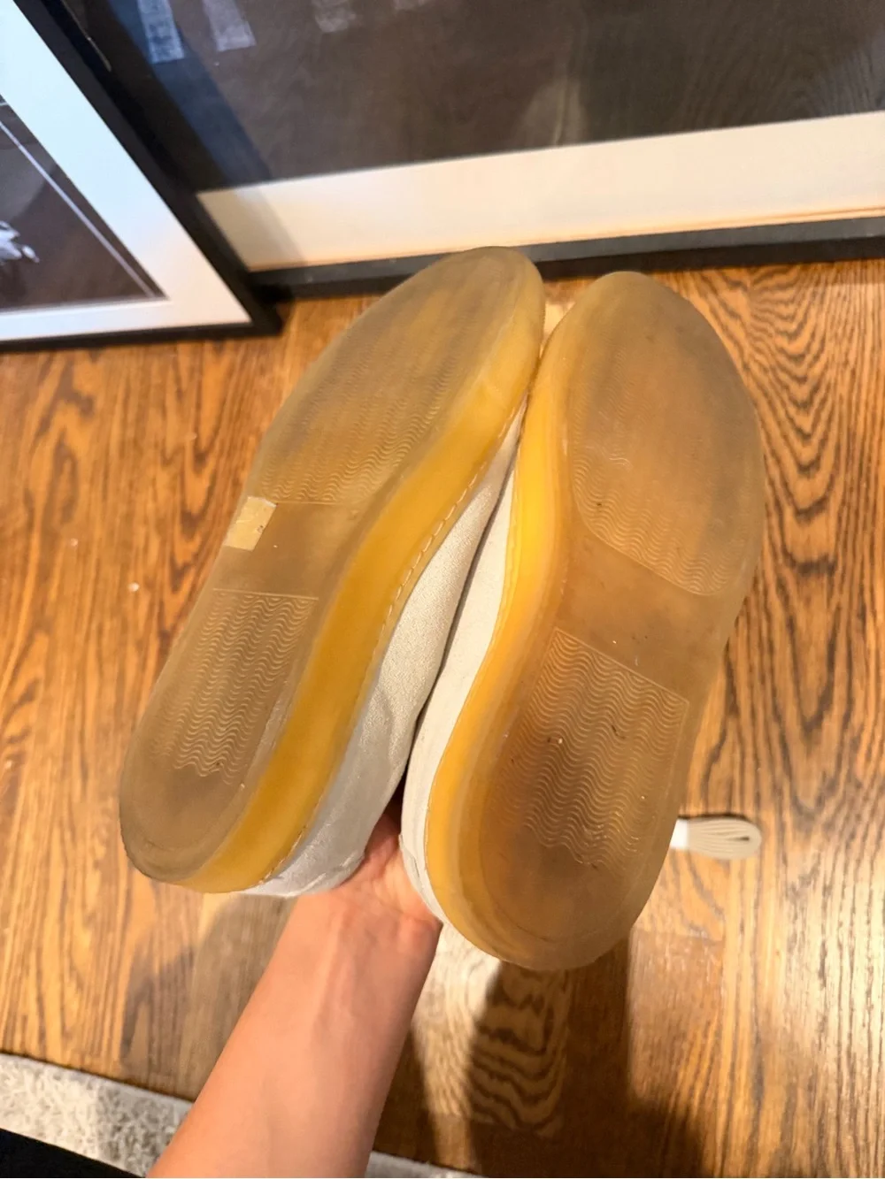 Common Projects Low-Top Sneakers in Beige with Gum Sole